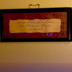 Casual Home Wooden Frame With scriptures